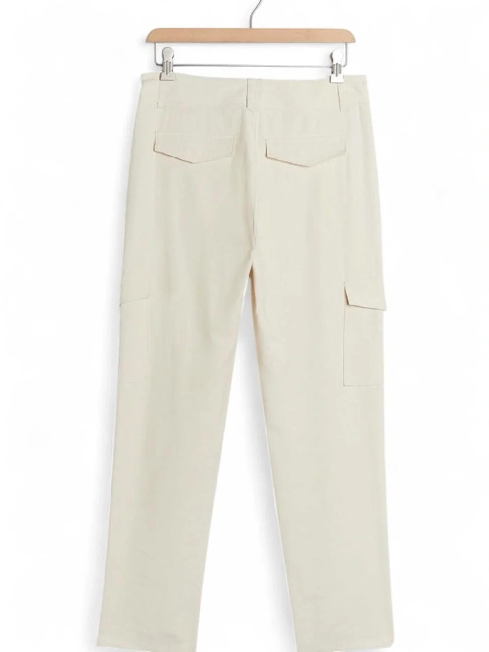 PAIGE Tapered Cream/Birch Cargo Pants